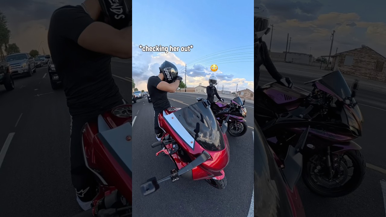 Riding with her is the best😳🖤 #fyp #viral #trending #motorcycle #couple #shorts #love #boyfriend