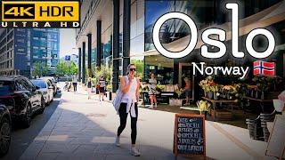 👣Walk with Me in Oslo | Skøyen | 4K HDR | May 2024👣