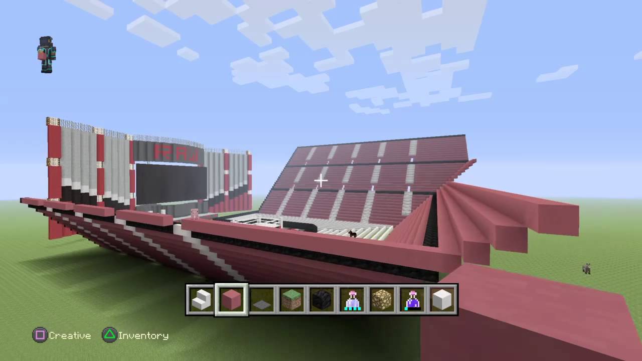How To Build A Wwe Arena In Minecraft Building a WWE arena in minecraft part 2 - YouTube