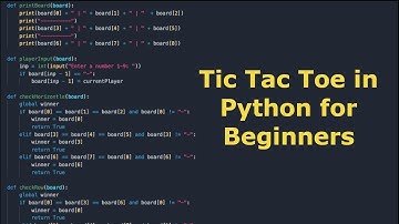 Python TIC TAC TOE Tutorial | Beginnersvriendelijke Tutorial