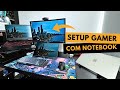MEU SETUP GAMER 2025: 2 Consoles + 2 Notebooks + 3 Monitores!