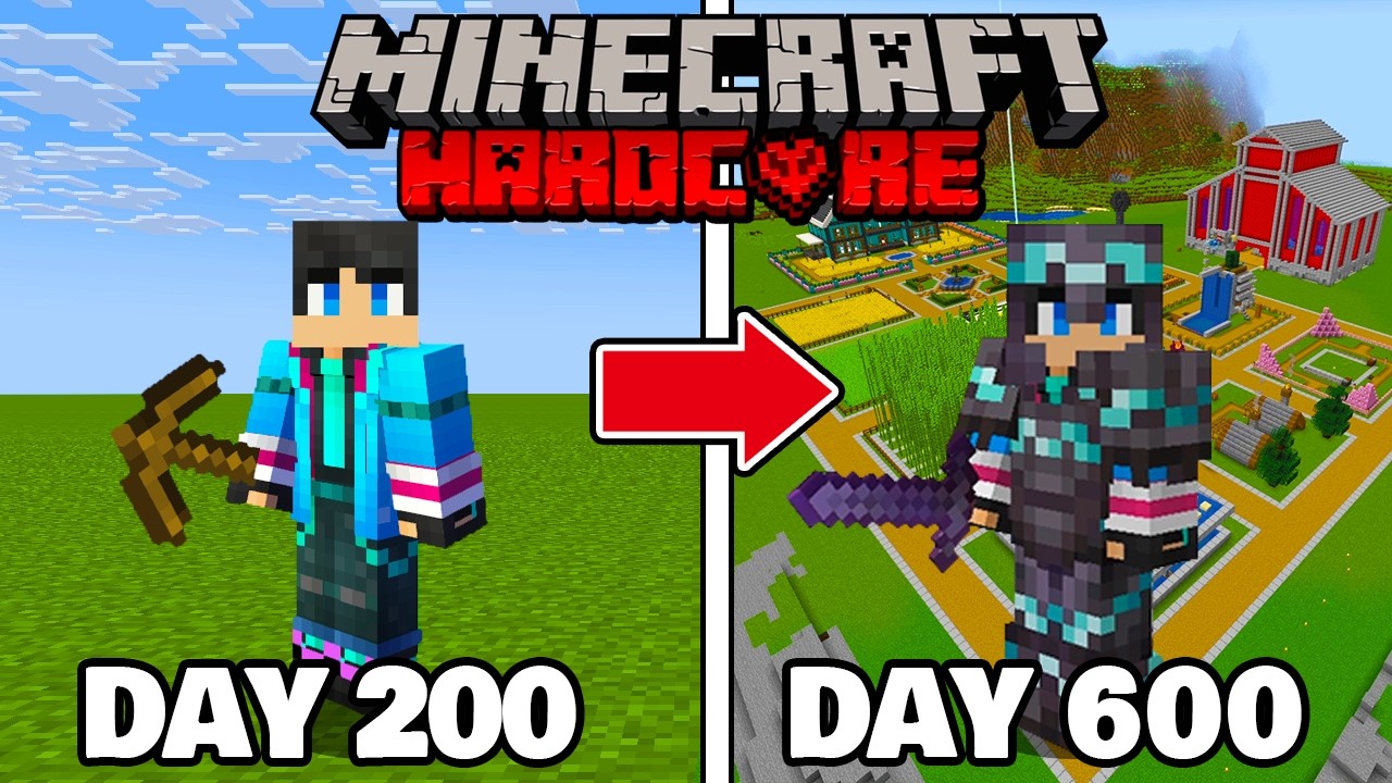 1000日間ハードコアサバイバルをやってみた結果 part3【1000days】【 マイクラ / マインクラフト 】