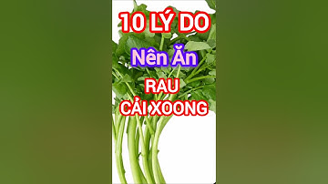 10 Lý Do Nên Ăn Rau Cải Xoong Thường Xuyên #dinhduong #health #suckhoe