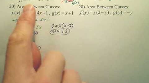 7.1a1 Area of a Region Between Two Curves - Calculus