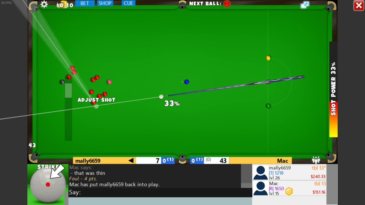 Flash Snooker