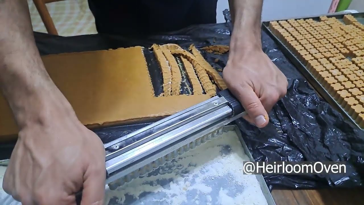 Persian Chickpea Cookies (Shirini Nokhodchi) – Traditional Baking ASMR 🍪