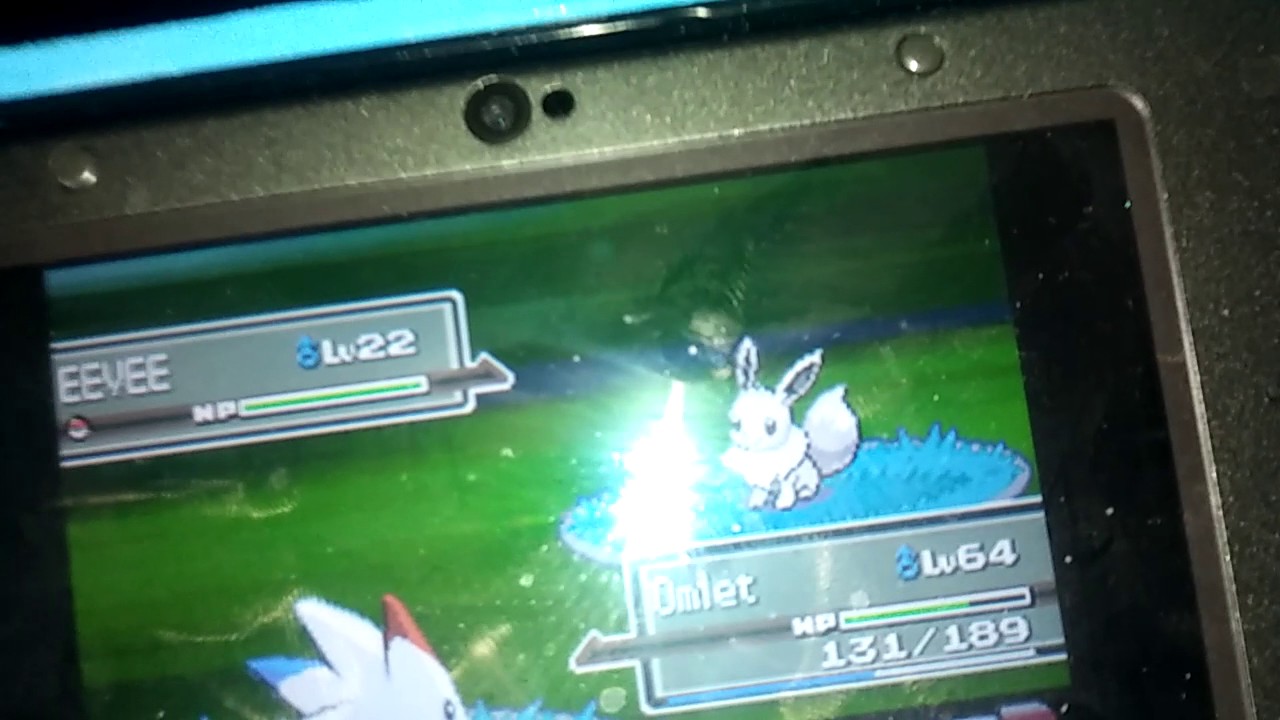 Shiny Eevee number 2 + 3 in Pokemon Platinum using pokeradar YouTube