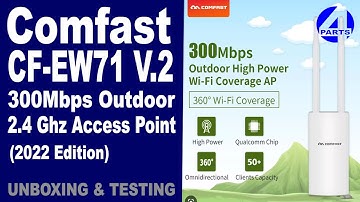 COMFAST CF EW71 V2 UNBOXING AND TESTING