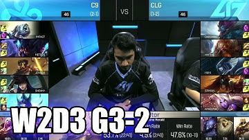 CLG vs Cloud 9 | Game 2 S6 NA LCS Summer 2016 Week 2 Day 3 | CLG vs C9 G2 W2D3 1080p