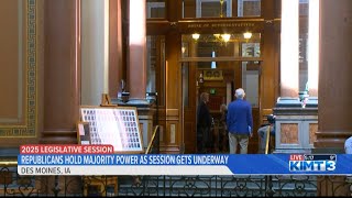Iowa republicans hold majority power at statehouse as 2025 legislative session begins