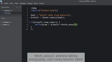 Kurs E14 #15 - Praktyczny przykład z użyciem języka PHP