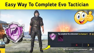 Easy Way To Complete Evo Tactician Achievement In Bgmi Pubg Mobile How To Complete Evo Tactician