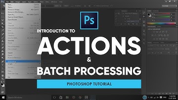 Introduction to Actions and Batch Processing | Adobe Photoshop Tutorial