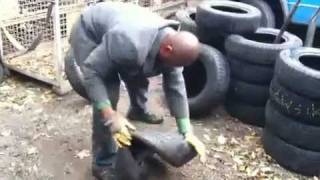 Tyre-Sam 2, Nigeria - Germany, Munich, How to put 3 Tyres in One