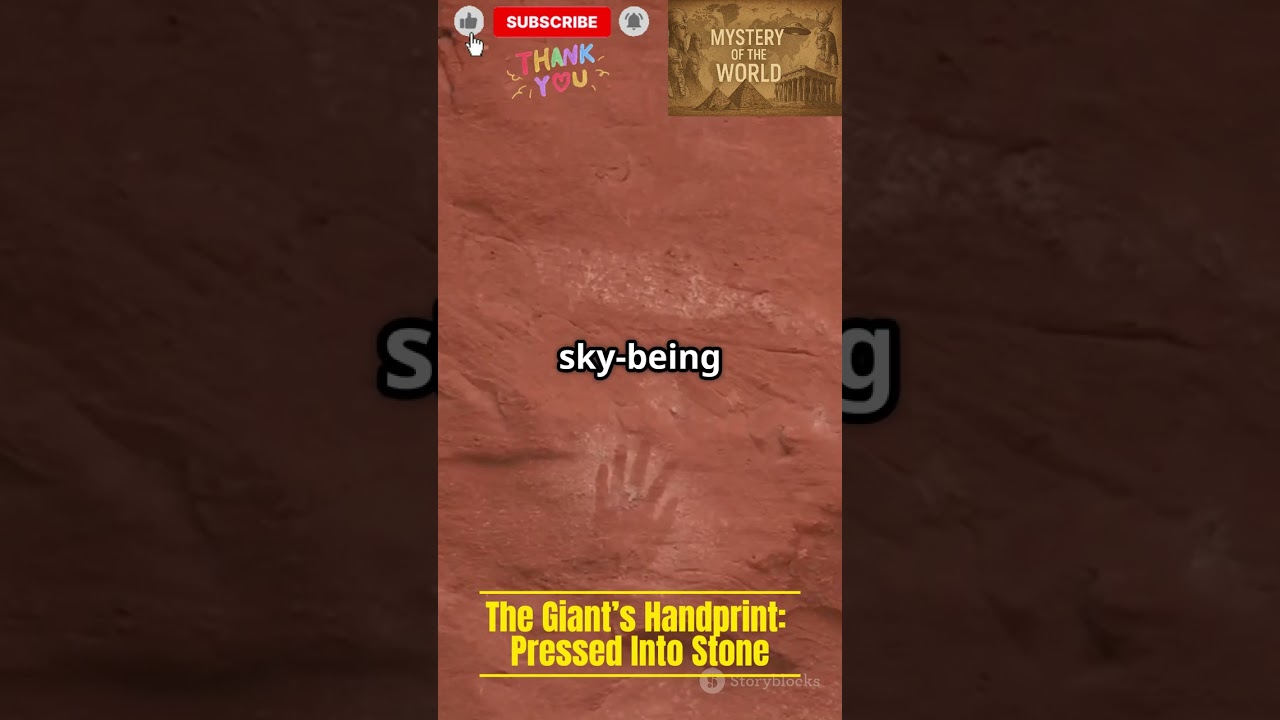 The Giant’s Handprint Pressed Into Stone 