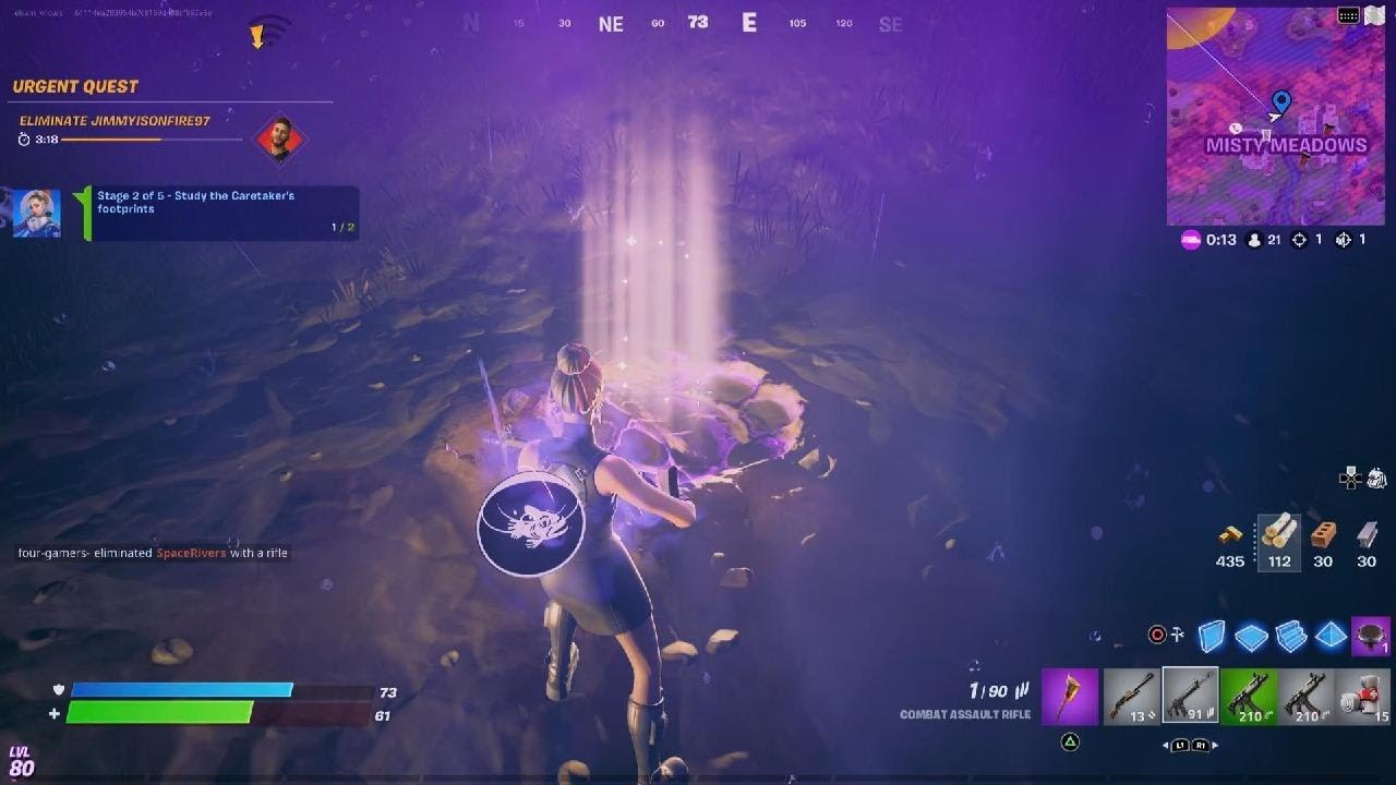 Study the Caretaker's Footprints part 1 Fortnite YouTube