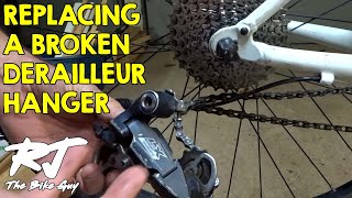 Replacing Broken Derailleur Hanger by RJ The Bike Guy 28,143 views 1 year ago 6 minutes, 19 seconds