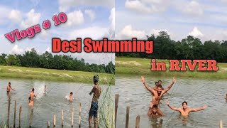 Desi Swimming In River Desi Style Mr. Rupan Vlogs