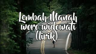 Lembah Manah - Woro Widowati (Lirik Cover Unofficial)