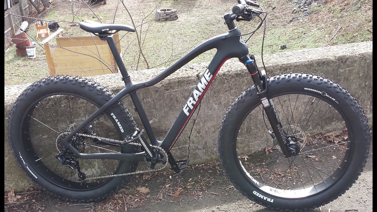 framed carbon fat bike