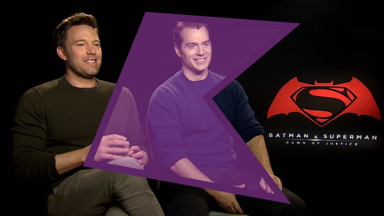 Ben Affleck & Henry Cavill talk Batman v. Superman, Justice League & more