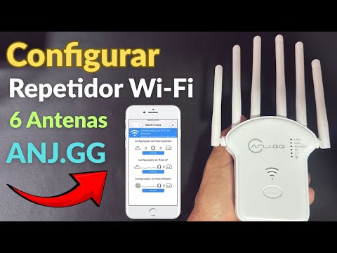 How to Set Up the ANJ.GG 6-Antenna WiFi Repeater Using Your Cell Phone