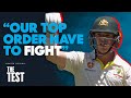On a Green Wicket Australia's Openers Fight to a 100 Partnership Against India
