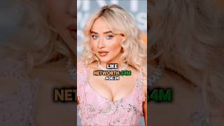 Sabrina carpenter networth💸💸💸#sabrinacarpenter#networth# artist#usa #viral #music