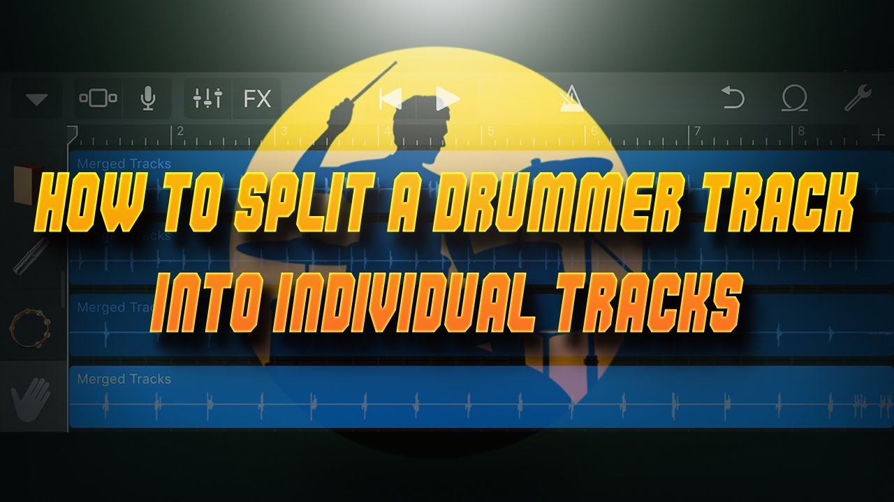 Garageband iOS Tips and Tricks How to Split a Drummer Track Into