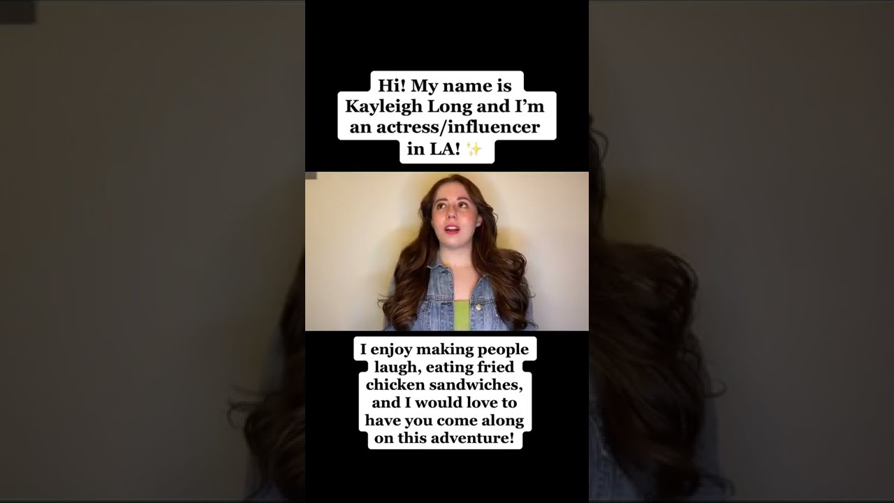 One thing about me? I'm wearing green to an audition 