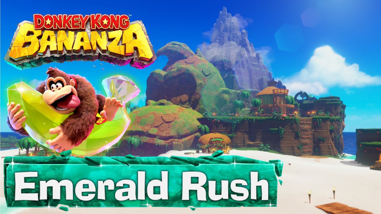 Donkey Kong Bananza - Emerald Rush DLC