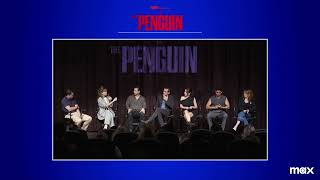 The Penguin Press Conference   Showrunner Lauren LeFranc talks about Oz Cobb and The Penguin outside