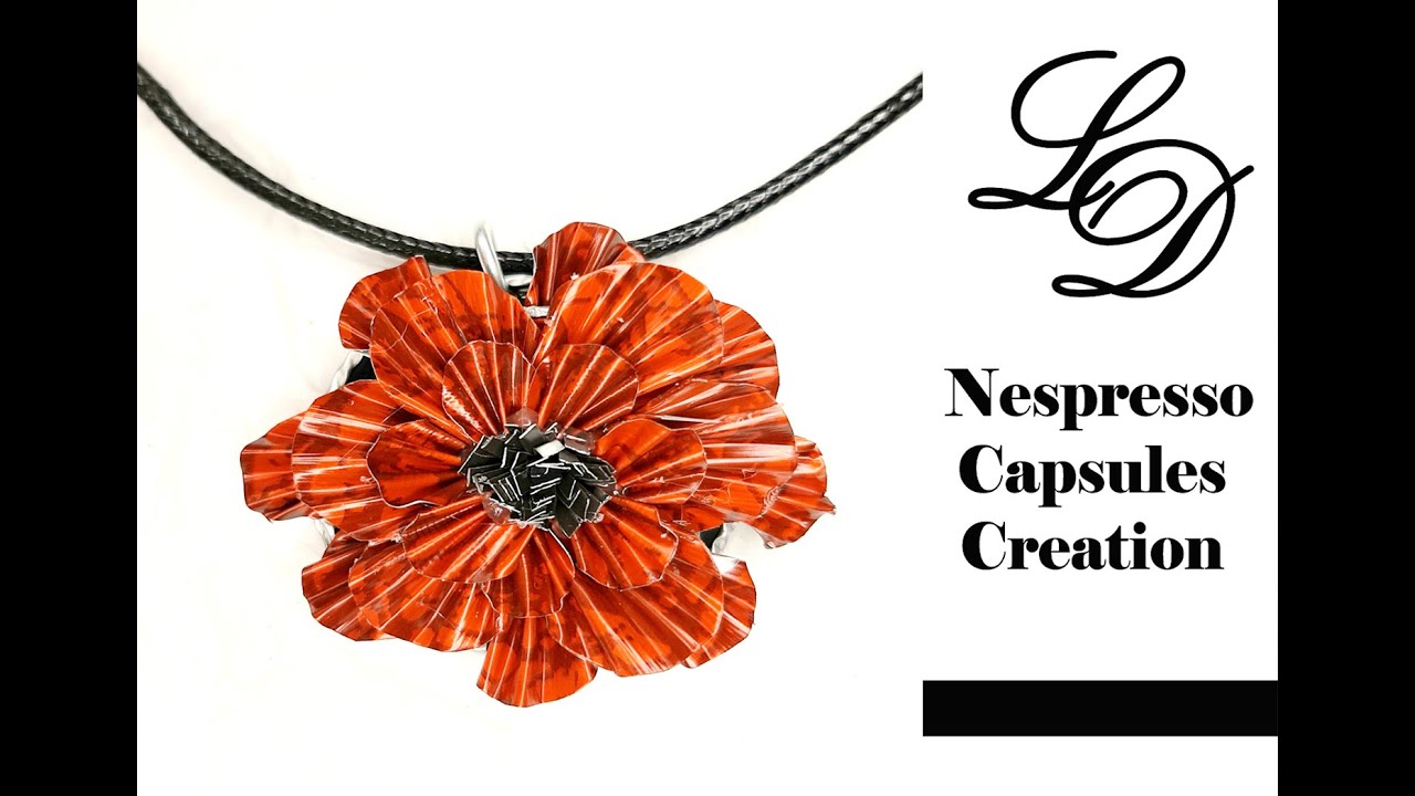 How to Recycle Nespresso Capsules - Easy DIY Coffee Pods Pendant - Jewelry Recycling- Zero Waste