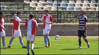 Farid Nabiyev(Slavia Prague) 2 goal against Ceske Budejovice