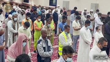 يؤم المصلين علي اليوسف ويتلوا سورة الجن في مسجد الجن بمكة المكرمة