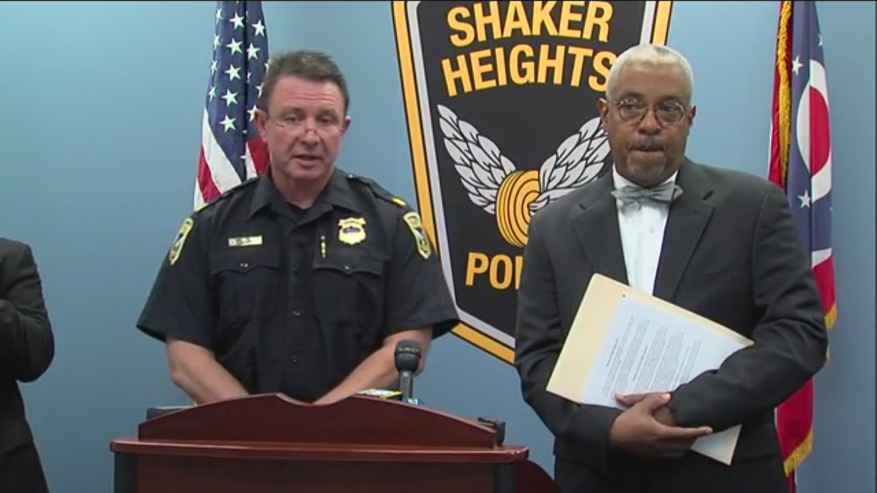 Shaker Heights police hold press conference on recent officerinvolved