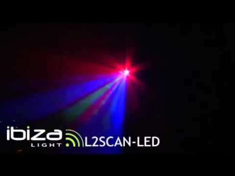 jeu de lumière DMX IBIZA L8SCANLED L8SCAN L8 SCAN LED code 15-1074