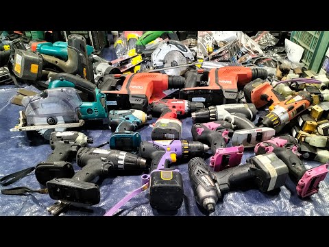 Video Thanh lý khoan bê tông hilti makita td137D bắn vít bãi... - youtube