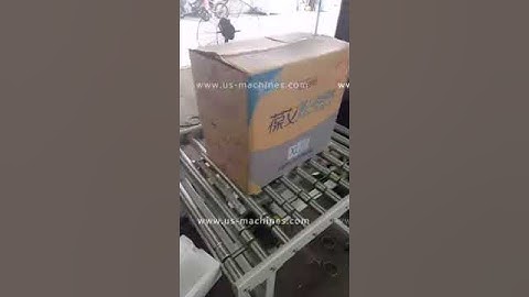 Automatic carton box 180 degree direction moving conveyor customized box corrector conveyor