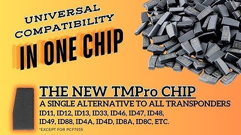 New Universal Transponder - TMPro chip