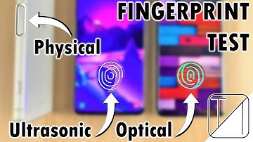 [Slow Motion] Physical vs Optical vs Ultrasonic Fingerprint Sensor Speed and Reliability Test