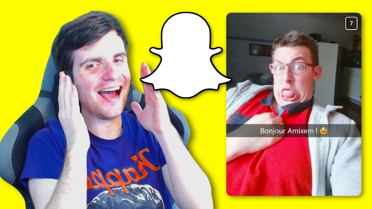 gaming logo J'OUVRE VOS SNAPCHAT ! - AMIXEM