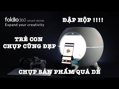 🎥 Đập hộp Bộ chụp sản phẩm 360 độ - tất cả trong một - Foldio360 Smart Dome - Nexshop — Video review, click xem trên YouTube