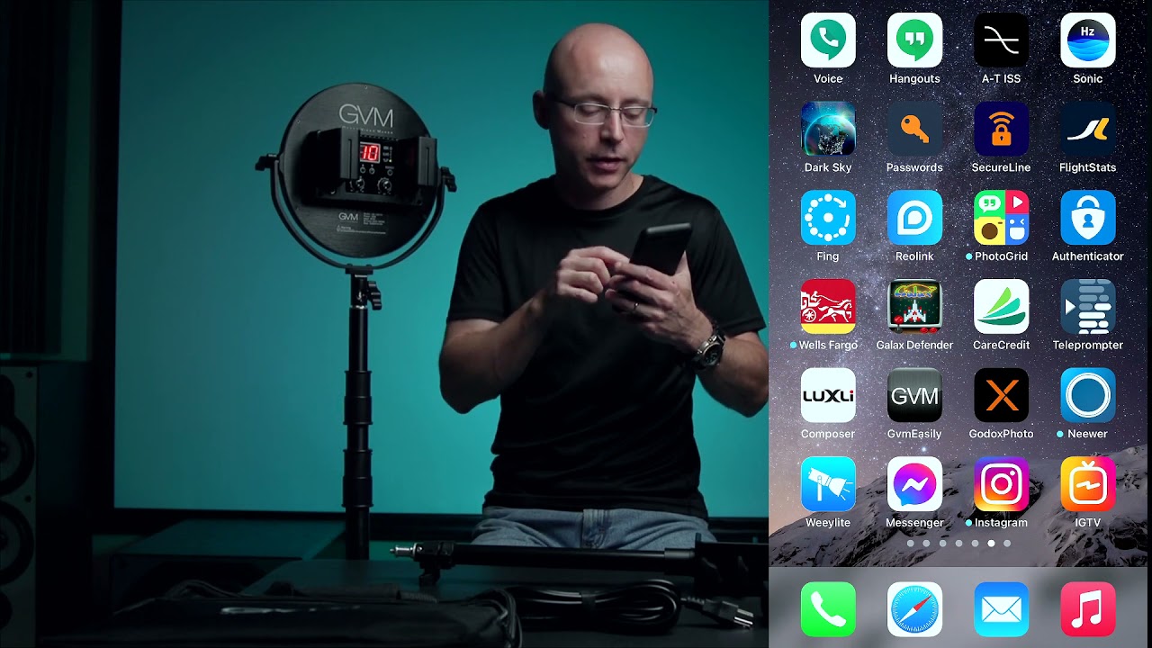 GVM Y60D256 Bi-Color LED Video Edge Light (15