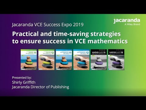 VCE Mathematics: practical strategies to ensure success with Jacaranda