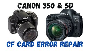 Solving CF Card error on  Digital Camera | DSLR | Erro 99