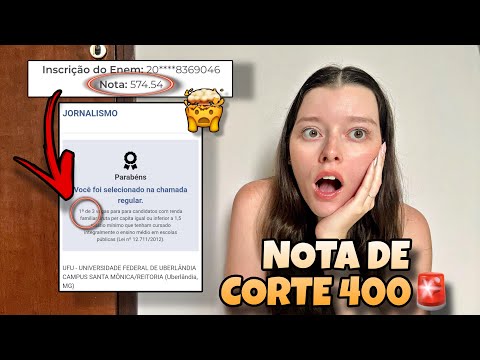 AS NOTAS DE CORTE MAIS BAIXAS DO SISU😱| Dá Pra Passar no Sisu com Nota Baixa no Enem 2025‼️