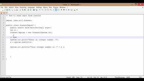 Java Programming, Scanner Class How to read input from console foor poor student.