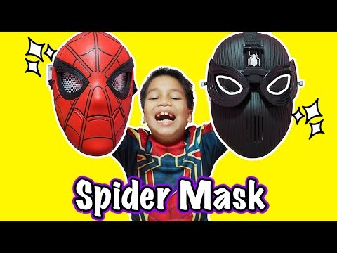 หน้ากากสไปเดอร์แมนรุ่นใหม่ VS รุ่นเก่า  [Spider Mask] | Kids Dee TV