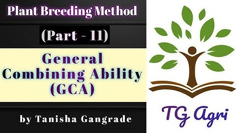 General Combining Ability | GCA | Recurrent selection for General Combining Ability by Tanisha